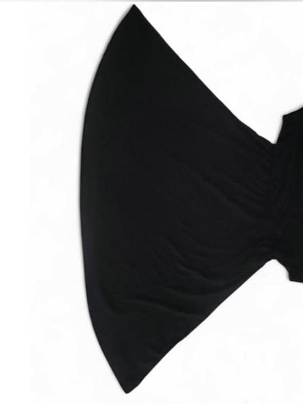 Vintage Mossimo Black Babydoll V-Neck Flowy mini Dress XS - Picture 7 of 8